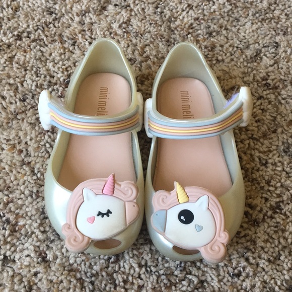 Mini Melissa Other - Used Mini Melissa Unicorn shoes